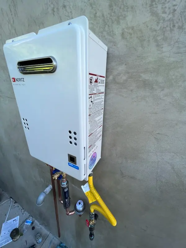 Tankless water heater installation for Naugatuck homes