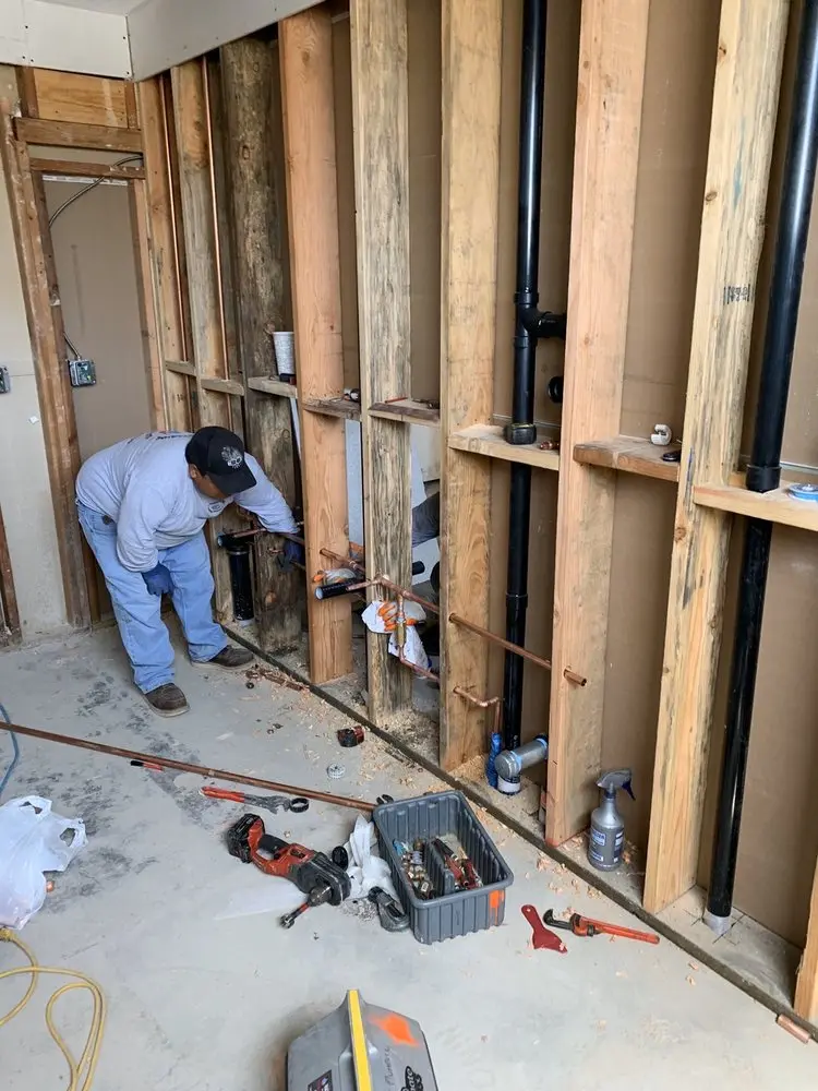 Commercial rough-in plumbing for Water Heater Replacement in Naugatuck